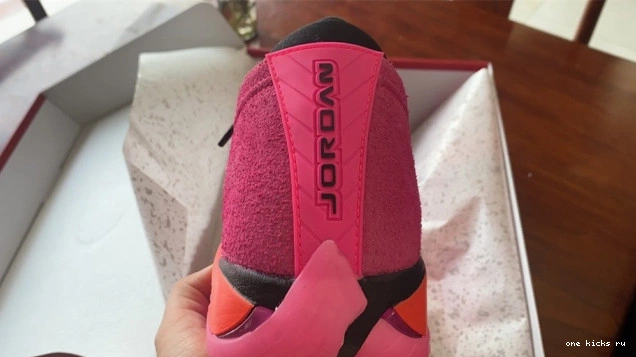 Rep Onekick Low 14 Shocking Jordan DH4121-600 Pink Retro (W) 0815
